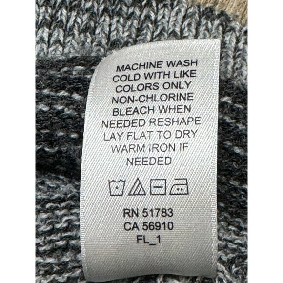 Maurices Womens Size L Gray Chevron Stripe Long Sleeve Tunic Sweater Pullover - Picture 16 of 16